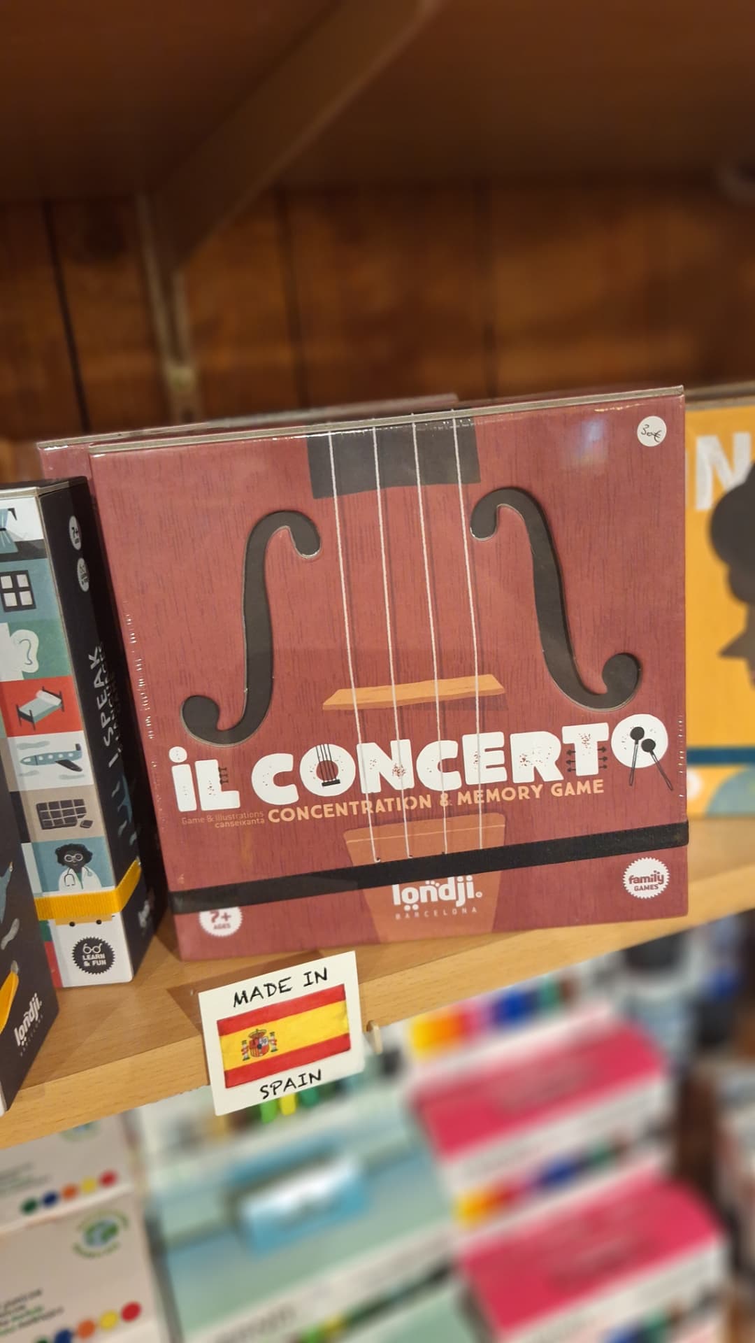Jeu de mémoire Il Concerto de Londji chez Luxiol