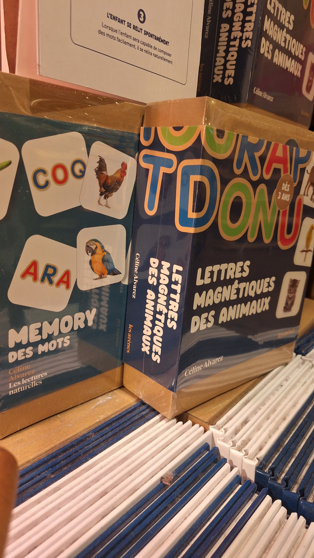 Coffrets Memory des mots et lettres magnétiques Alvarez chez Luxiol
