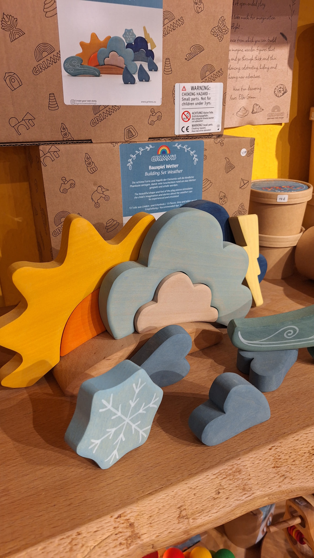 Set de construction météo Grimms en bois chez Luxiol