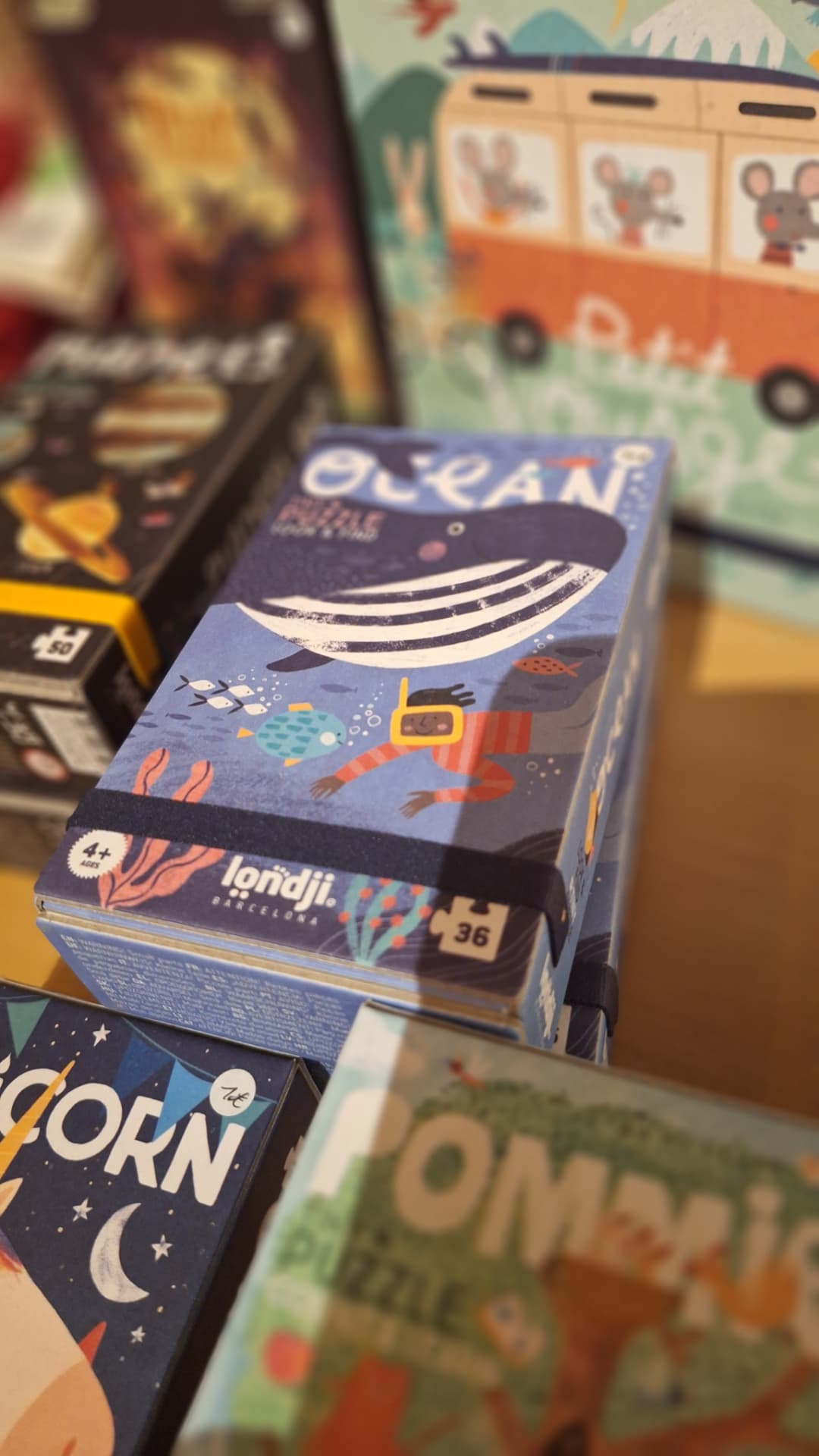 Puzzles Londji Ocean et Unicorn chez Luxiol